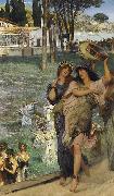 Alma-Tadema, Sir Lawrence On the Road to the Temple of Ceres (mk23) oil painting artist